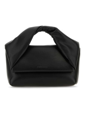 J. W. Anderson Black Fabric Puffy Anchor Shopping Bag Tote