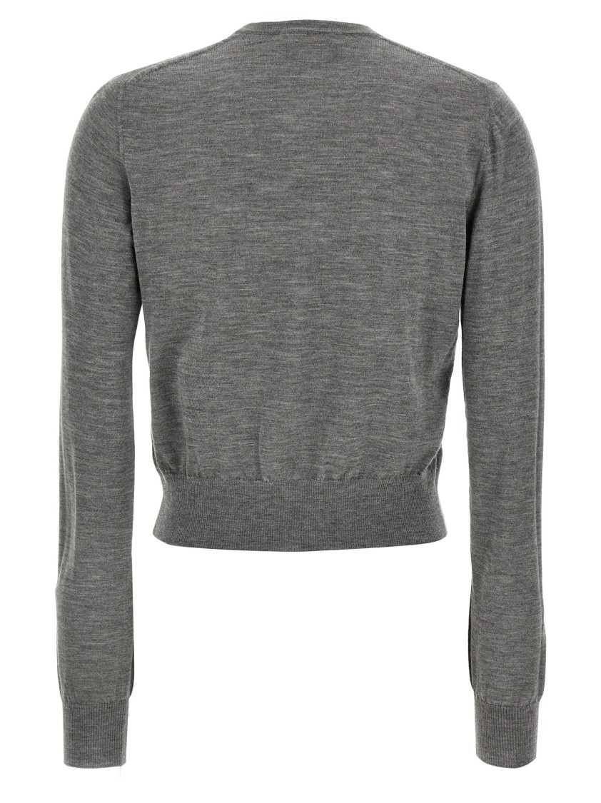 Khaite Lilou Sweaters And Cardigans Gray In Gray