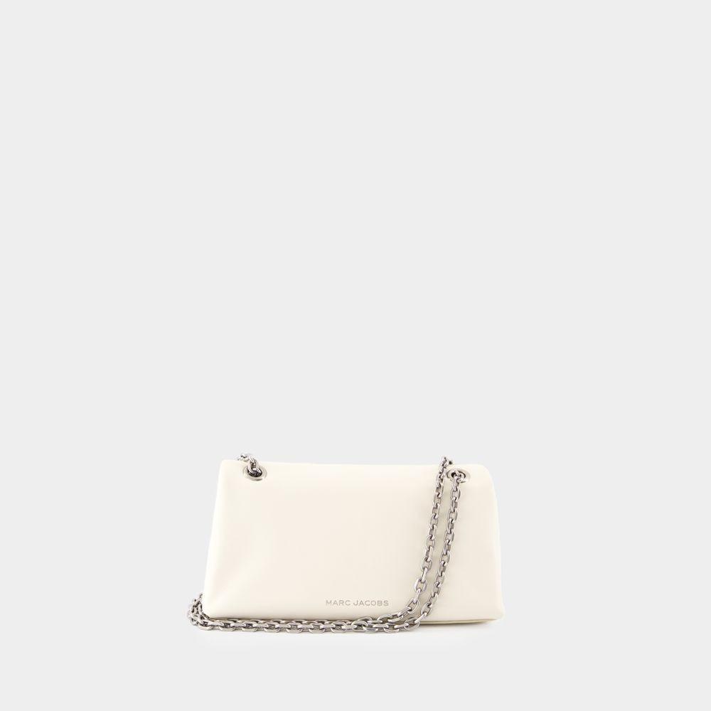 Marc Jacobs The Dual Wallet On Chain - Leather - White In Red