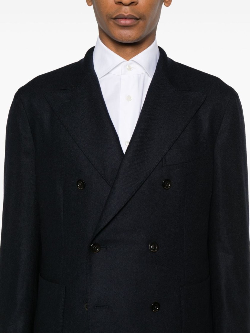 Boglioli Single Breasted Blazer In Blue