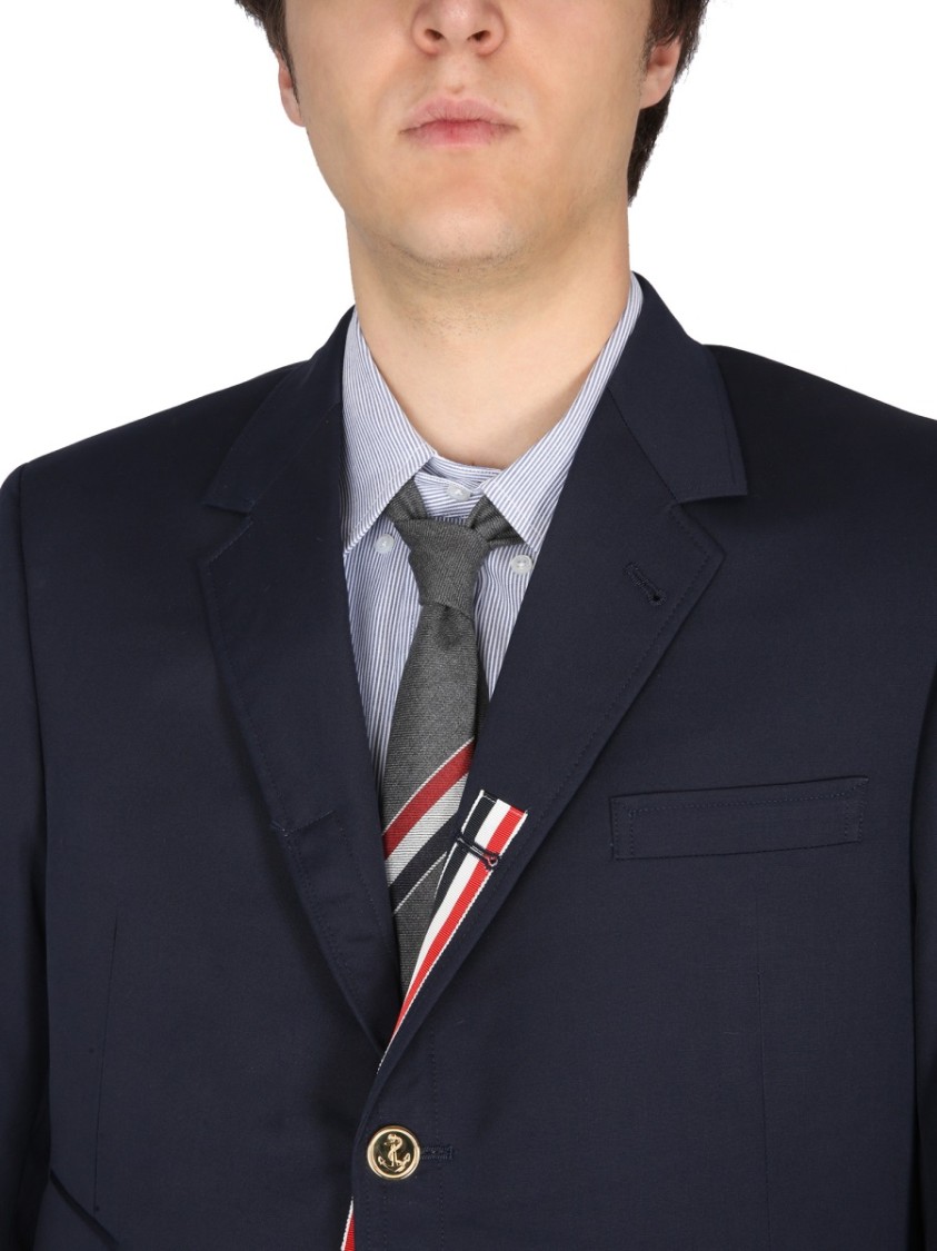 Thom Browne Single-breasted Two-button Blazer In Blue