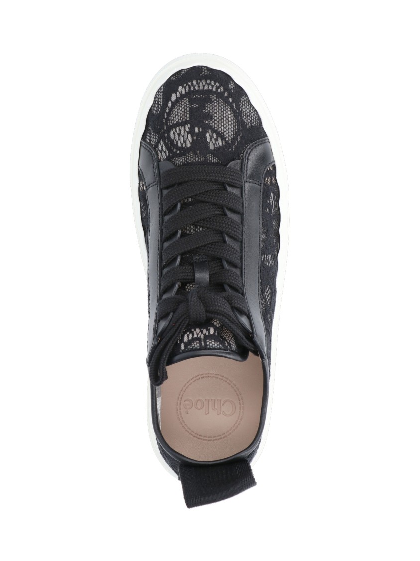 Shop Chloé Lauren Sneakers – Black