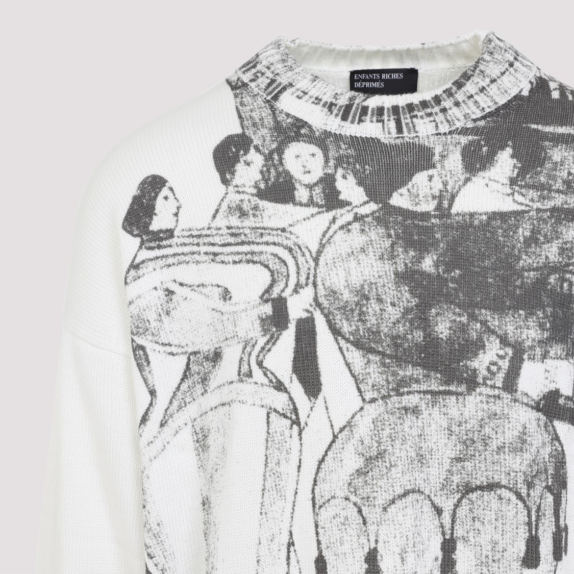 ENFANTS RICHES DEPRIMES THE BALLROOM DANCE PULLOVER アンフ Enfants Riches Déprimés The Ballroom Dance Cotton Pullover