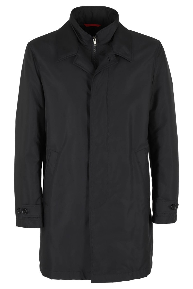 Shop Fay Easy Morning Coat In Blue