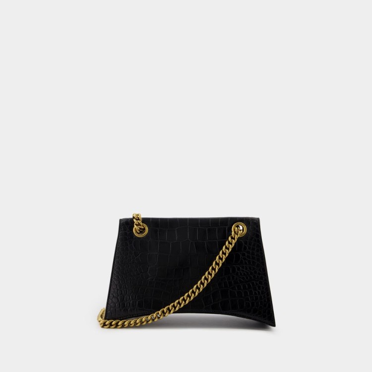 Balenciaga Crush Chain S Shoulder Bag - Leather - Black