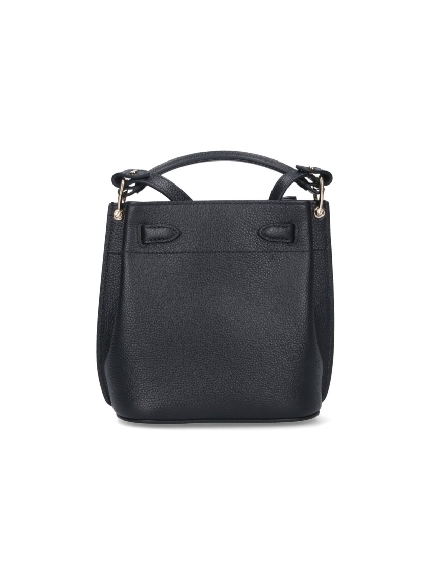 Shop Mulberry Mini Bucket Bag "islington" – Black