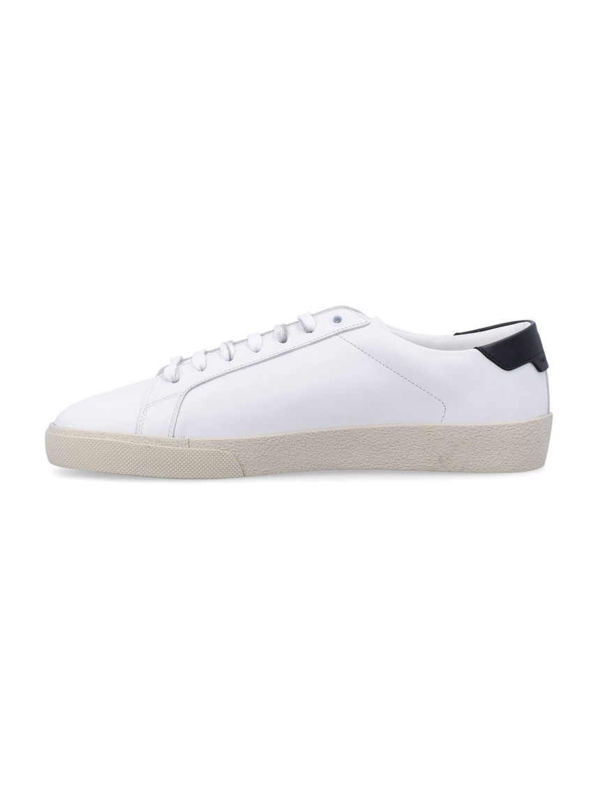 Shop Saint Laurent Sl06 Sneakers In White