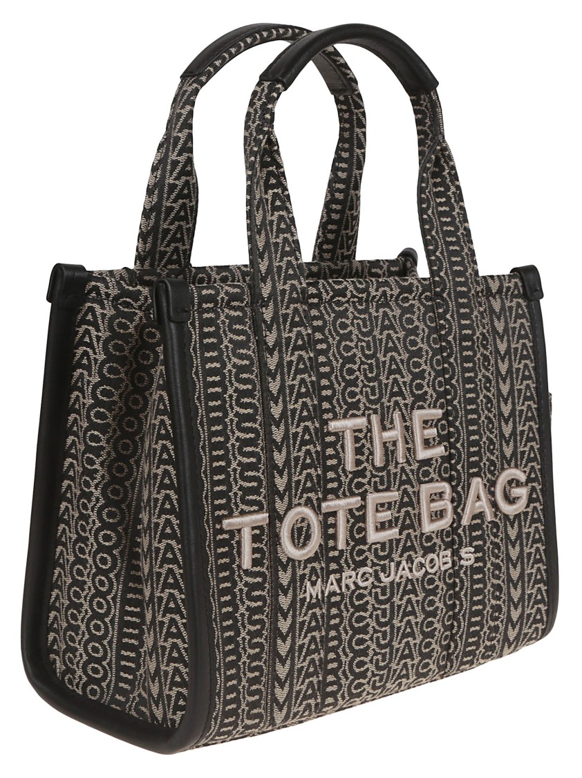 Marc Jacobs Medium Jacquard Tote Bag With Embroidered Monogram