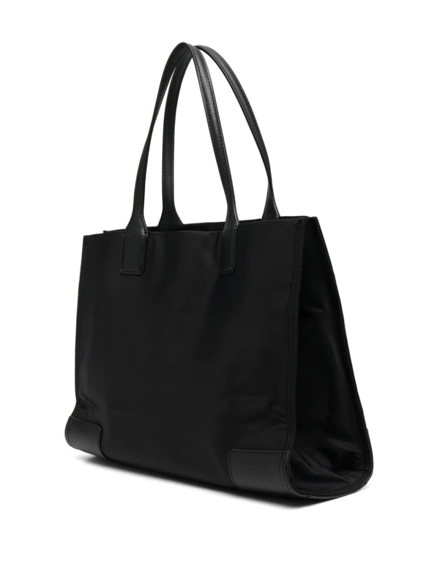 Tory Burch Ella Small Tote Bag In Black
