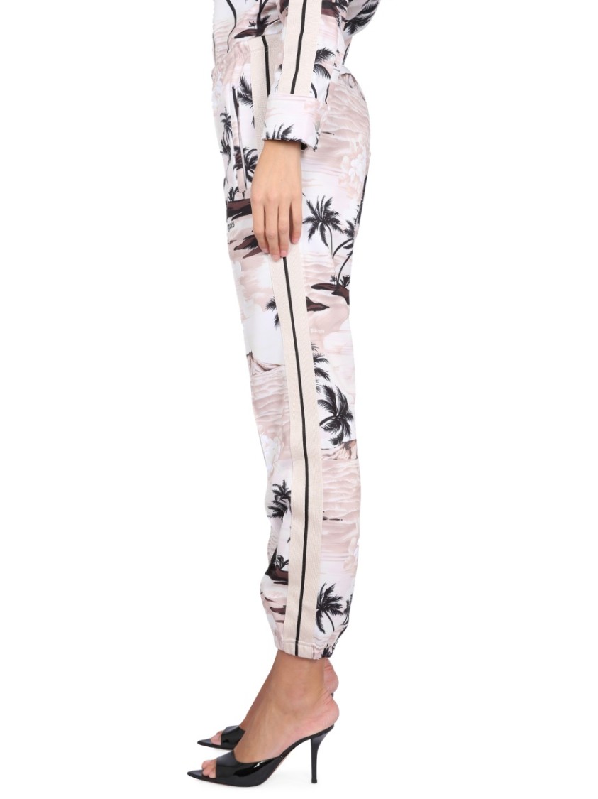 Palm Angels Woman Pants Cream Size M Recycled Polyester In White