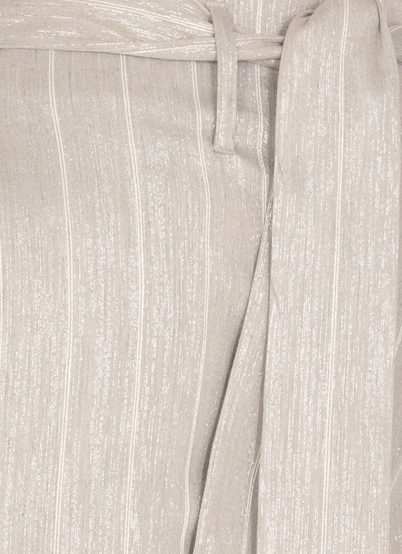 Shop D Exterior D. Exterior Silver Viscose Blend Bermuda Shorts