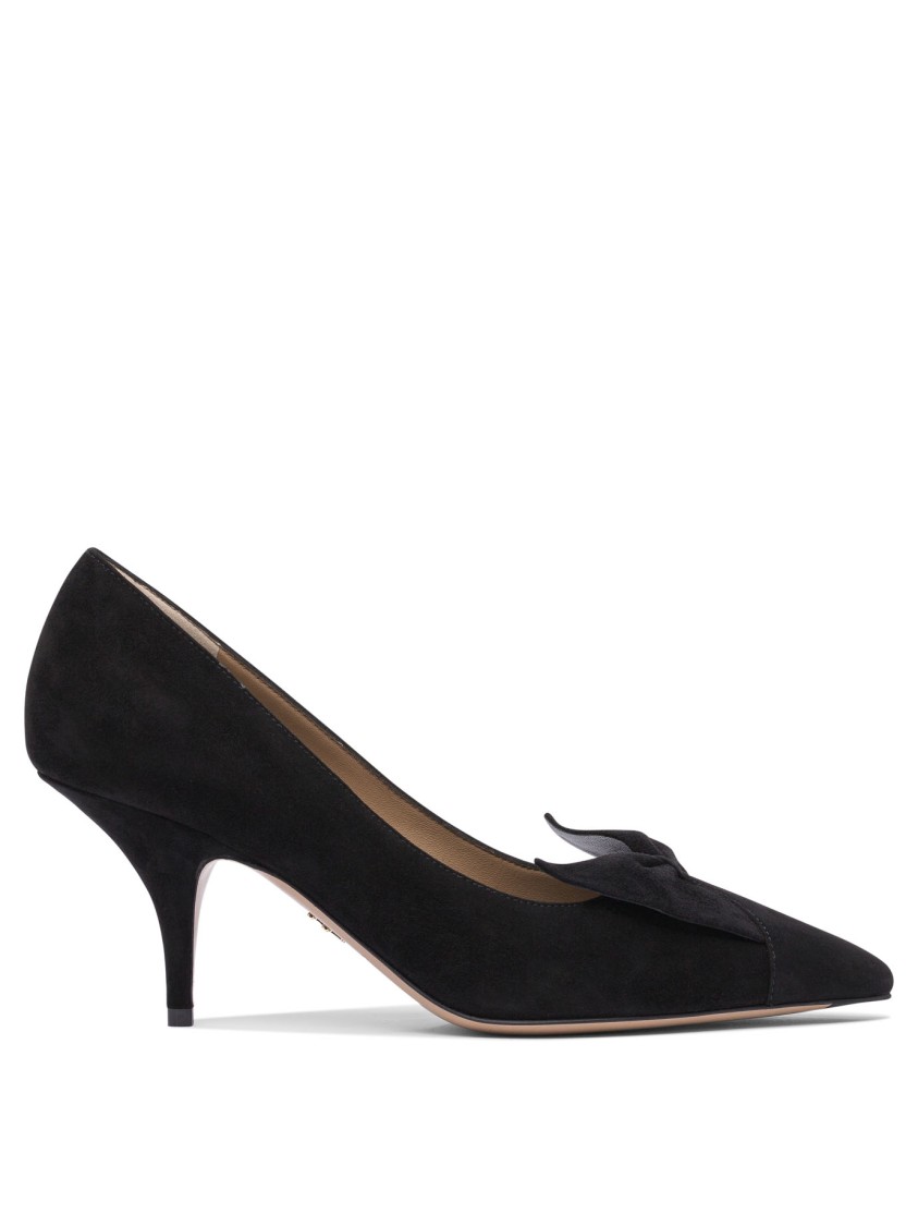 Ferragamo Pointed Toe Heeled Shoes In Black