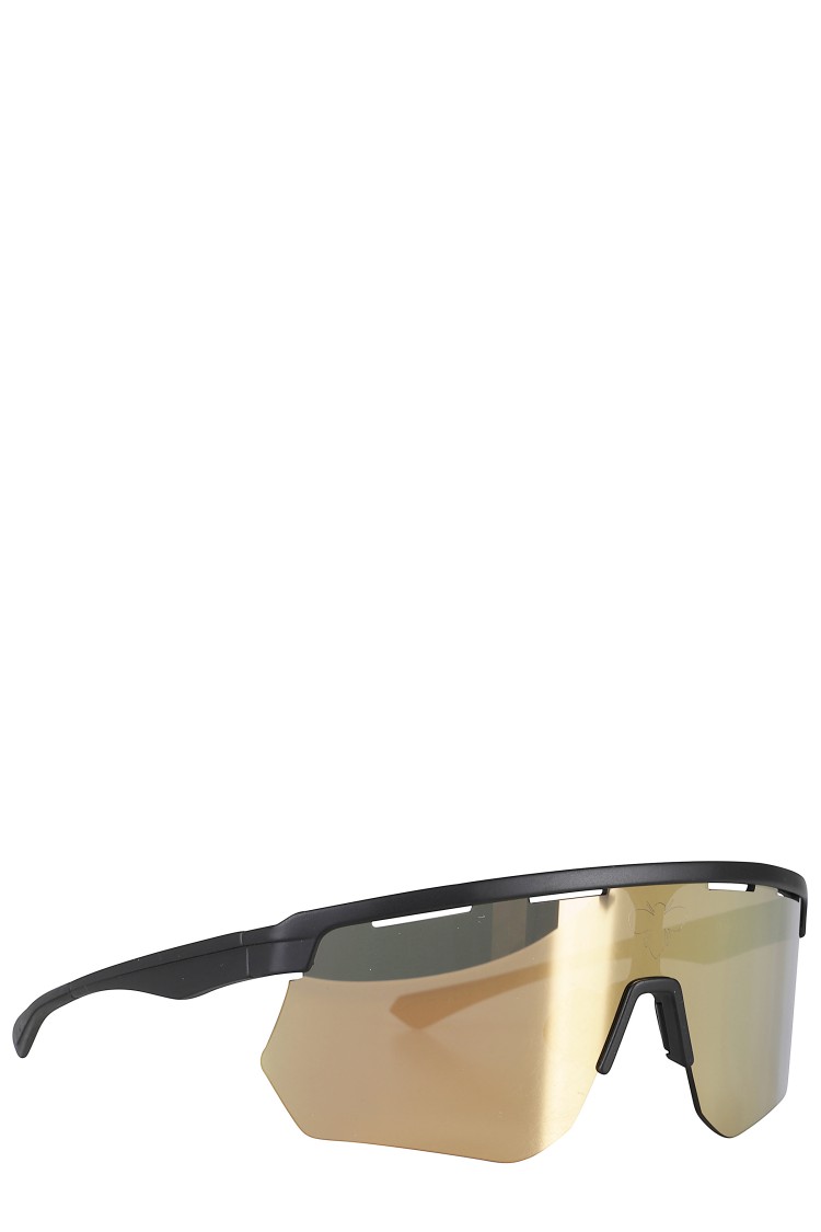 Facehide Face.hide Bold Oversized Gold Acetate Sunglasses