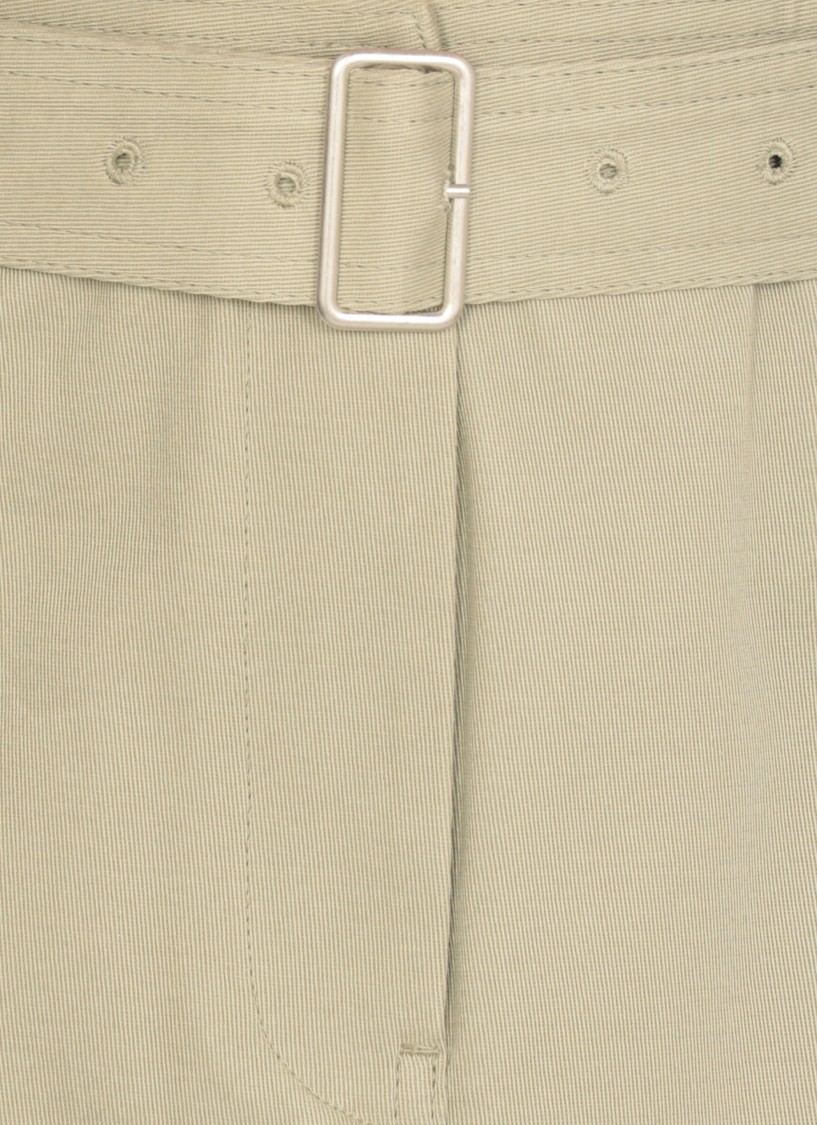 Maison Kitsuné Cotton Skirt In Green