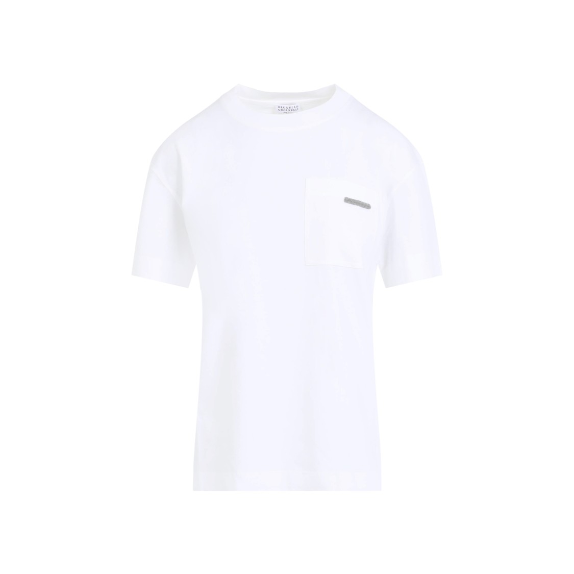 Brunello Cucinelli Classic Crew Neck White T-shirt