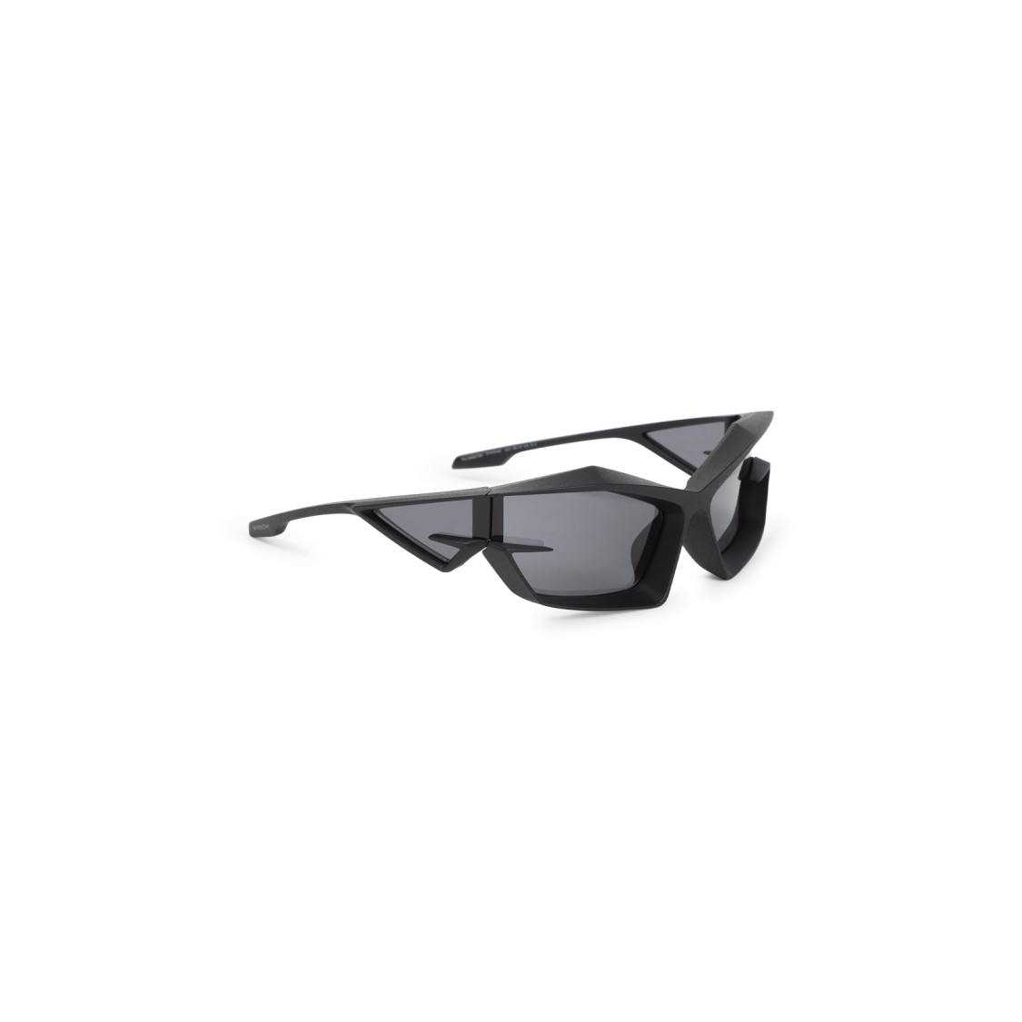 Givenchy Graphic G-shaped Black Acetate Sunglasses In Black