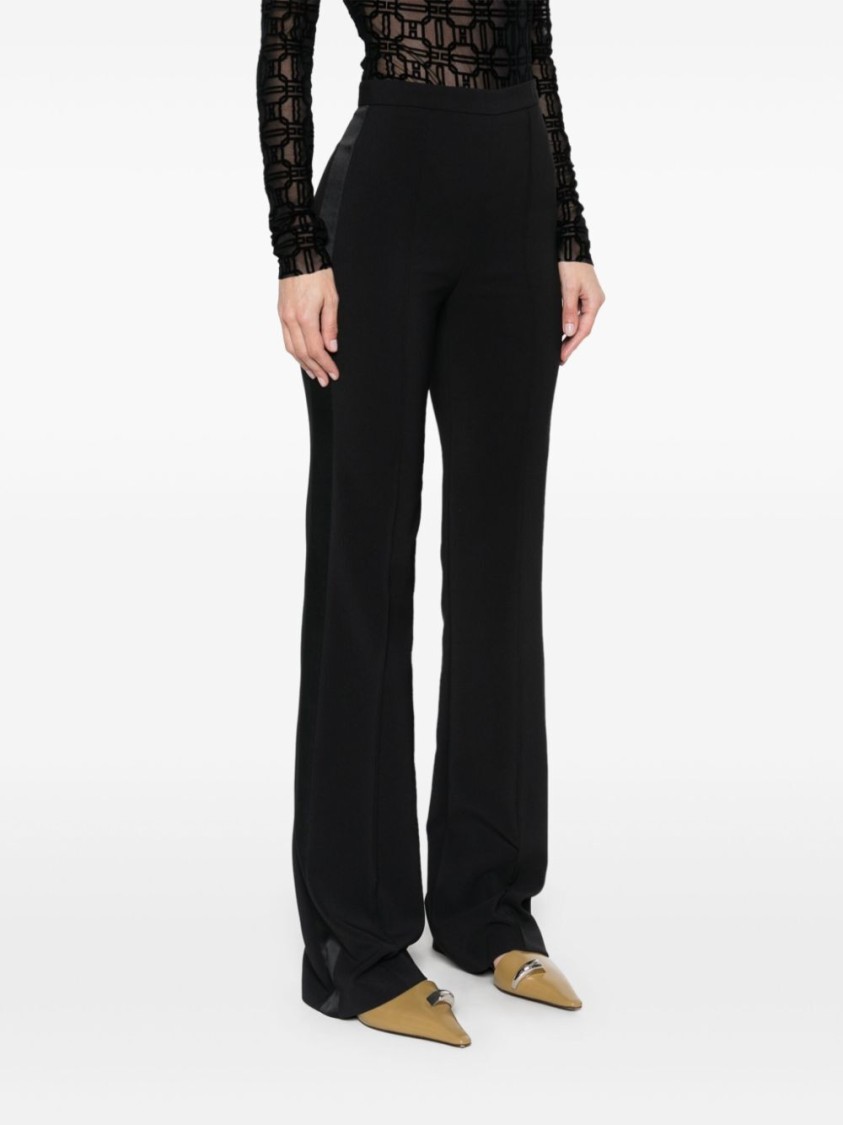 Elisabetta Franchi Flared Tailored Pants In Black