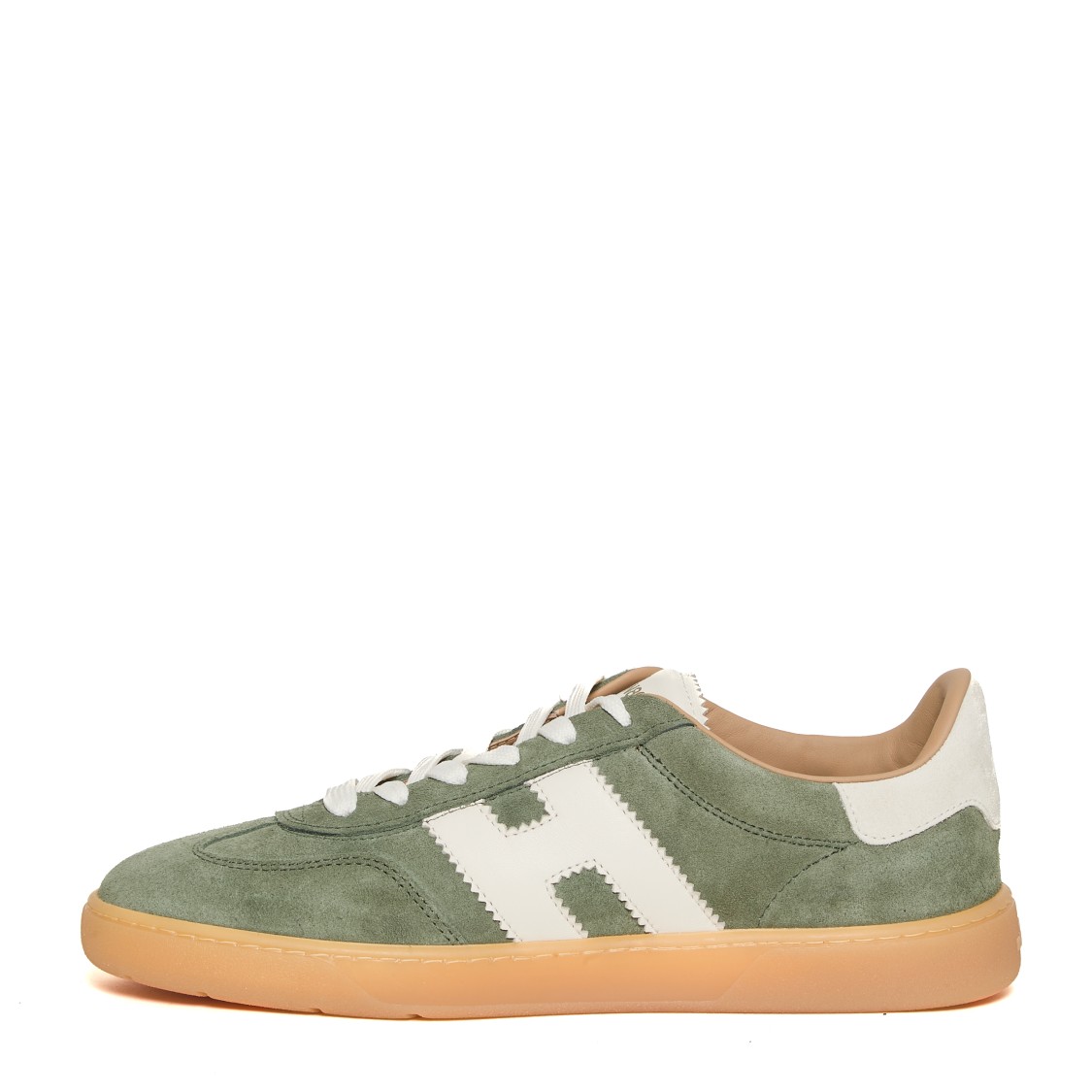 Hogan Cool Low-top Suede Sneakers In Green