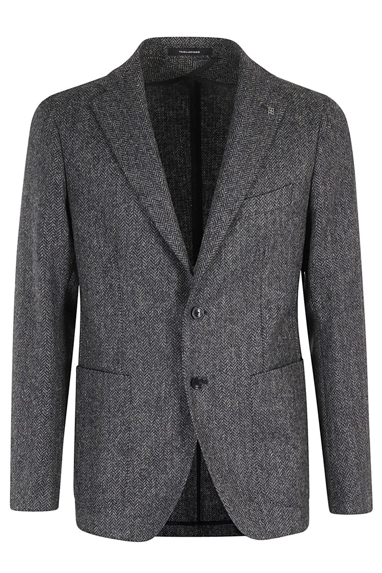 TAGLIATORE TAGLIATORE HERRINGBONE MONTE CARLO JACKET