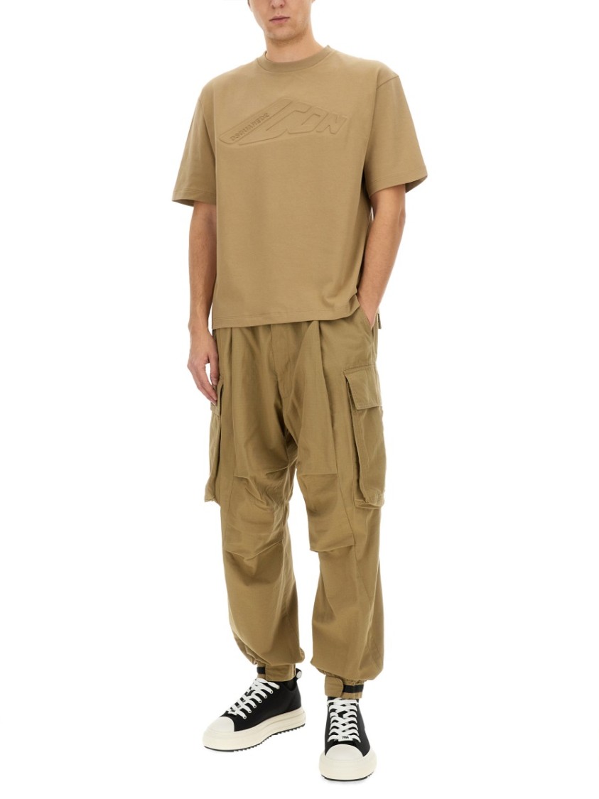 Dsquared2 Dsquared Men "icon New Generation" T-shirt In Neutrals