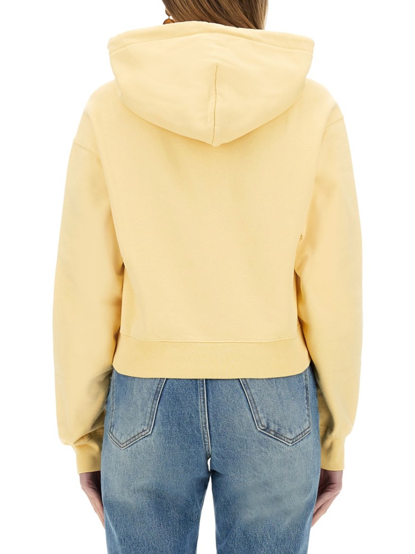 Jacquemus The Sweatshirt With Grosgrain Hood In Neutrals