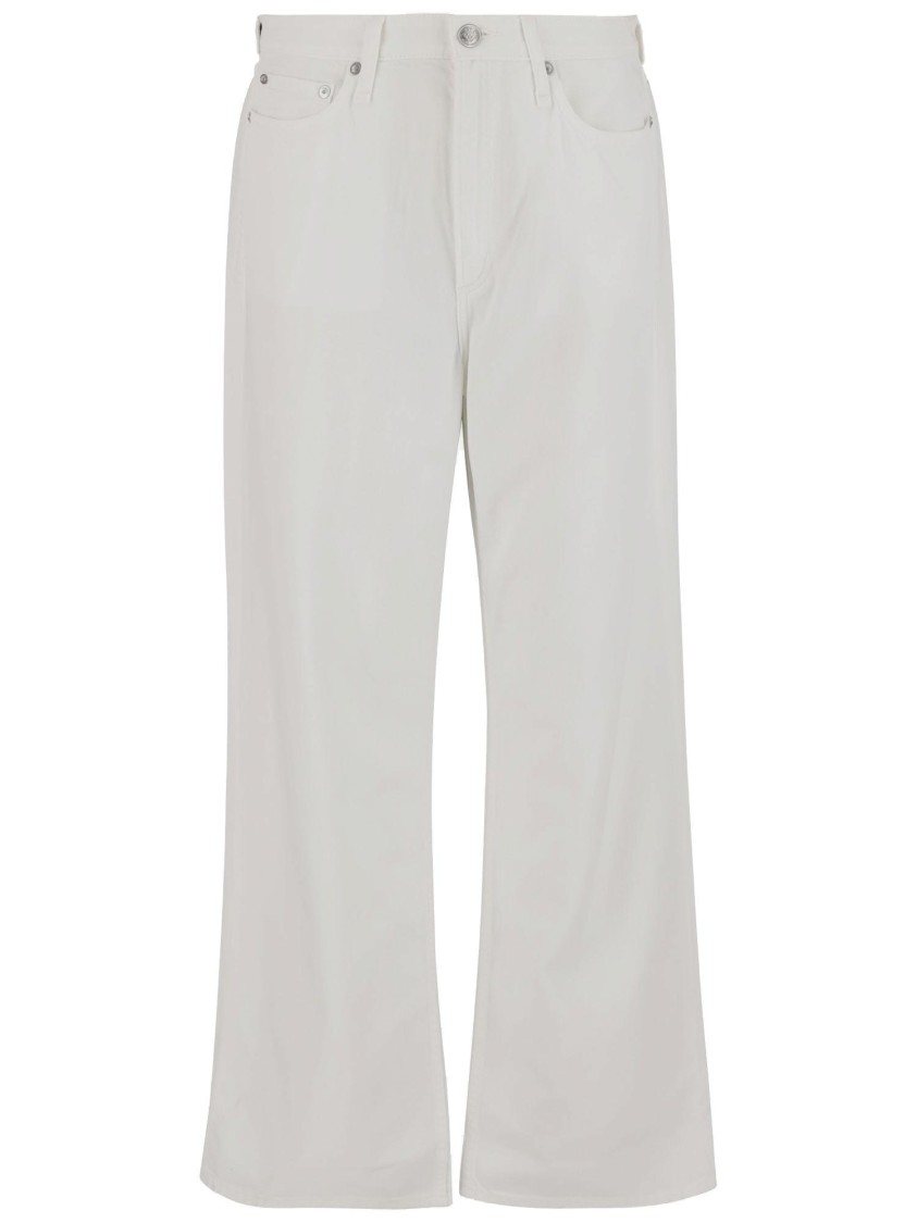 Rag & Bone Cotton Blend Jeans In White