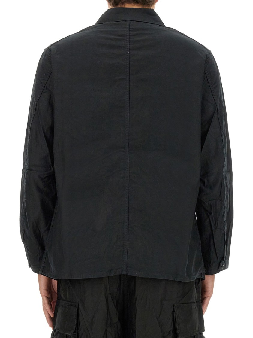 Shop Needles Button-up Shirt With Butterfly Logo