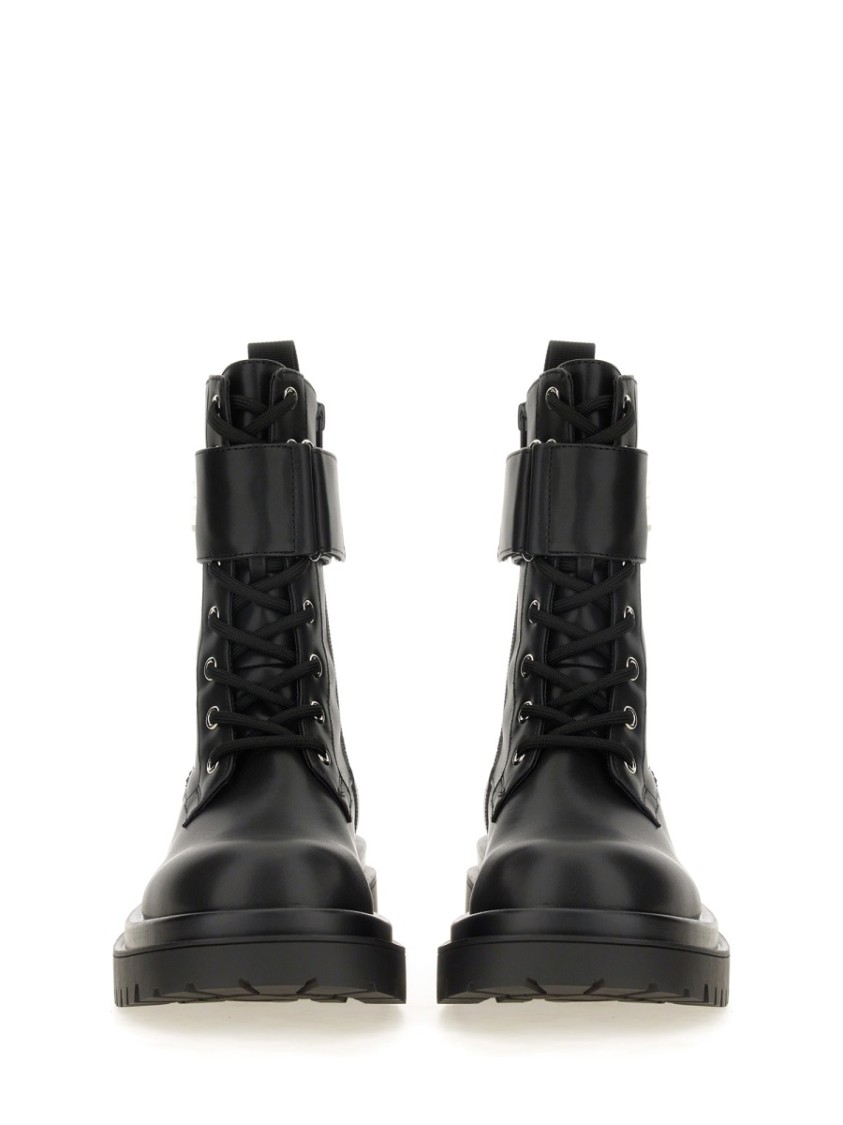 Shop Versace Jeans Couture Drew Boot In Black