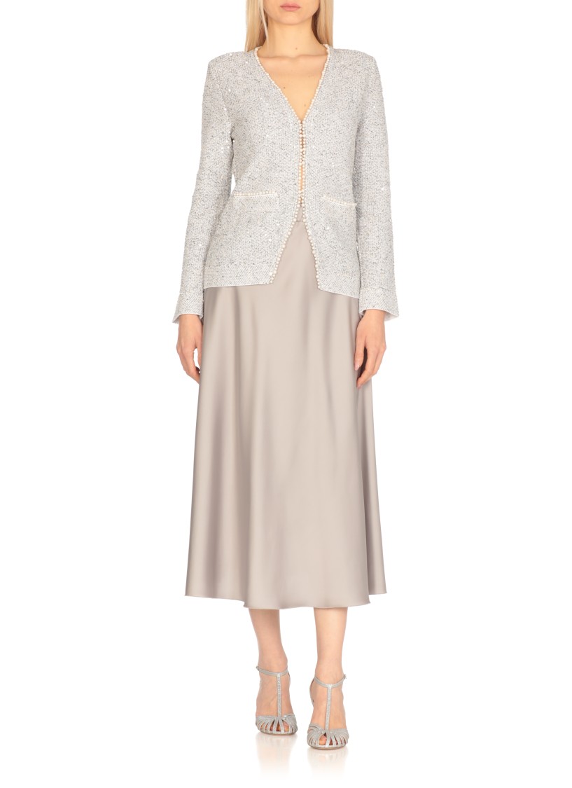 Shop D Exterior D. Exterior Grey Cotton Blazer