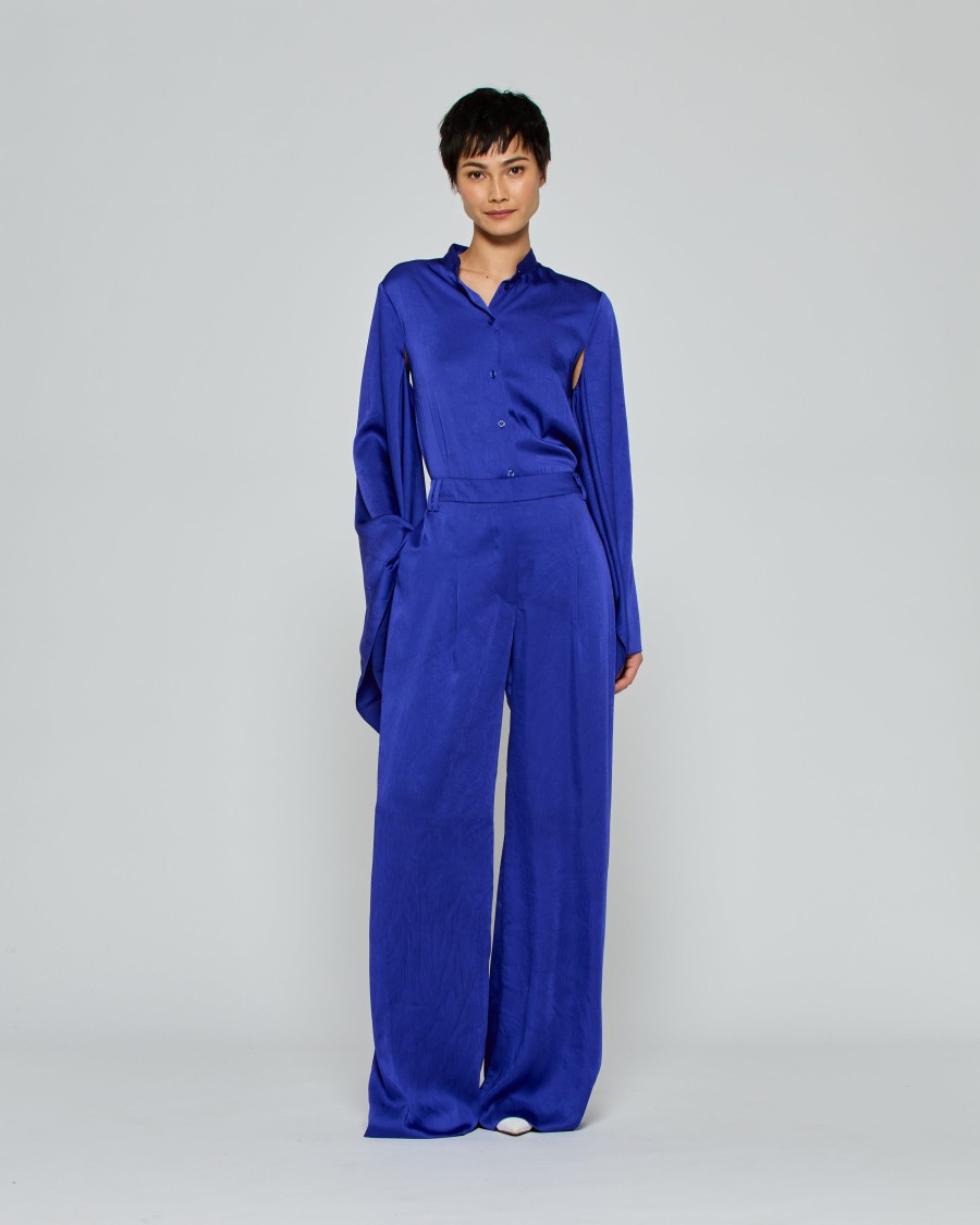 Serena Bute Bute Trouser '25 With High Waist And Flowing Wide-leg Design