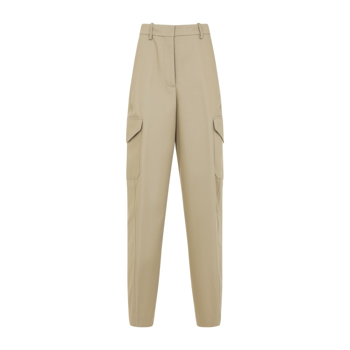 Givenchy Beige Cotton And Wool Pants In Neutral