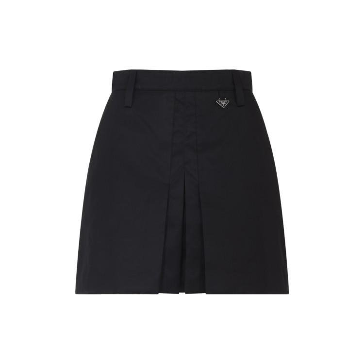 ミニスカート Prada Pleated Recycled Polyamide Skirt With Tailored Fit Prada Pleated Recycled Polyamide Skirt With Tailored Fit