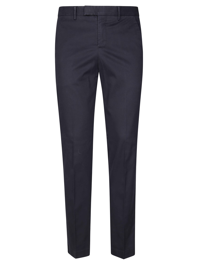 Pt01 Straight-leg Tailored Pants With Clean Finish In Black
