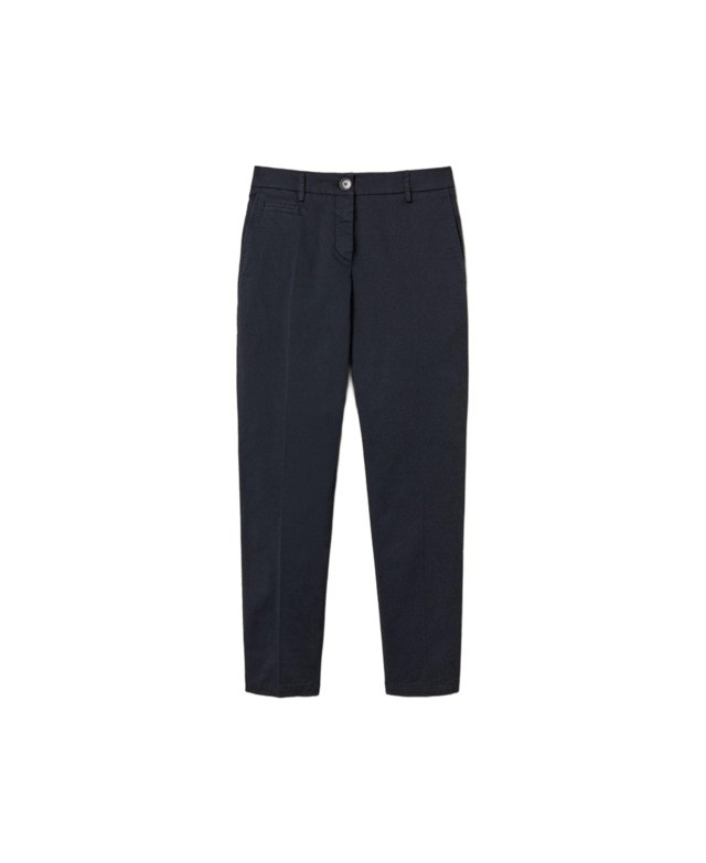 Twinset Twin-set Tailored Blue Night Trousers