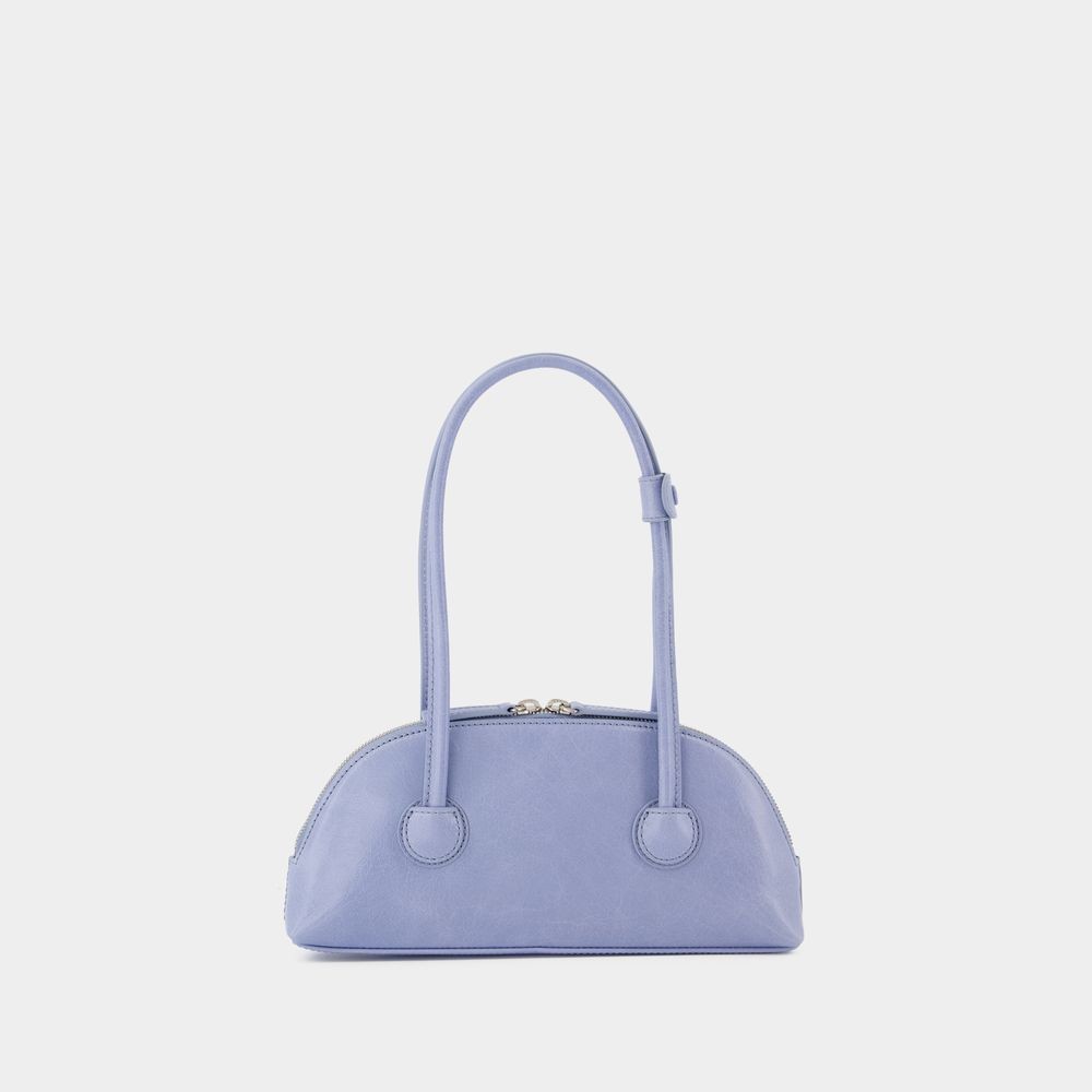 MARGESHERWOOD MARGESHERWOOD BESSETTE SHOULDER BAG - LEATHER - BLUE