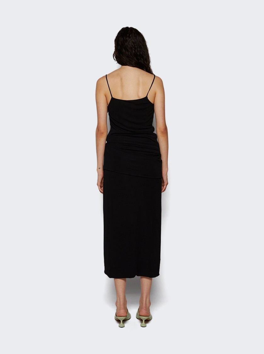 PROENZA SCHOULER PROENZA SCHOULER BLAIRE MIDI DRESS BLACK 