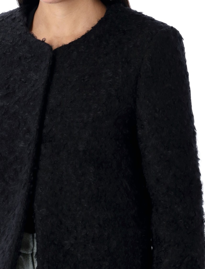The Garment Recycled Wool Blend Black Vienna Jacket In Black