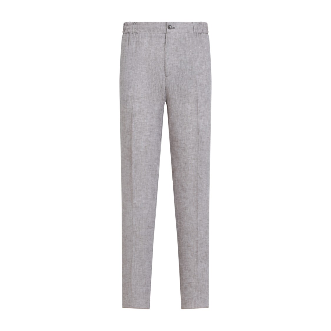 Etro Men's Lightweight Linen Jogger Pants In Grey
