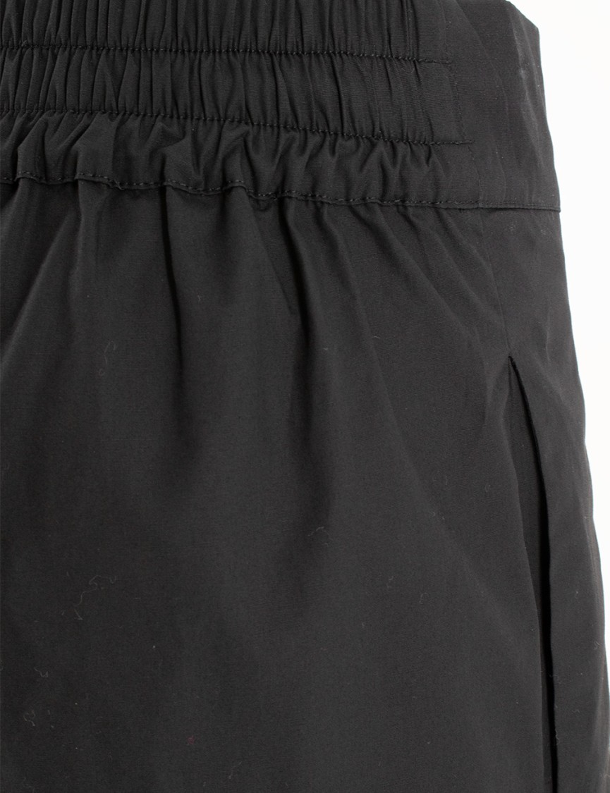 Ermanno Scervino Wide-leg Cotton Trousers With Side Pleats In Black