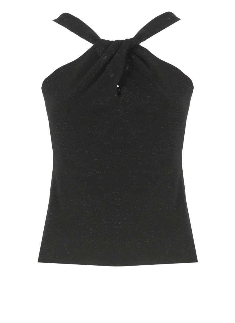 D Exterior D. Exterior Black Lurex Top