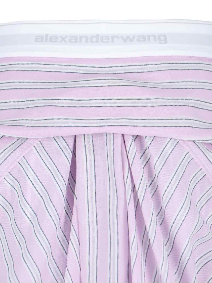 Alexander Wang Large Pants In Silk In White