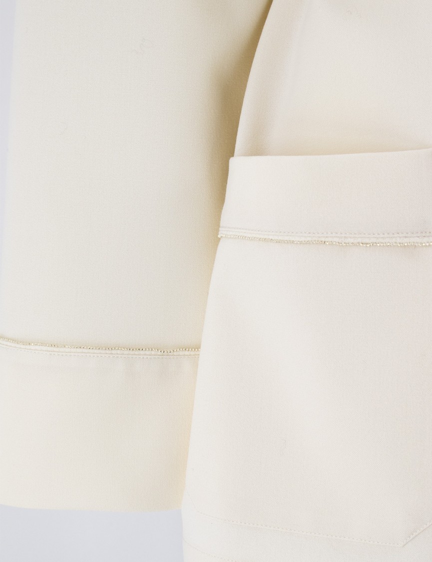 FABIANA FILIPPI FABIANA FILIPPI RELAXED PYJAMA-STYLE JACKET WITH PIPING