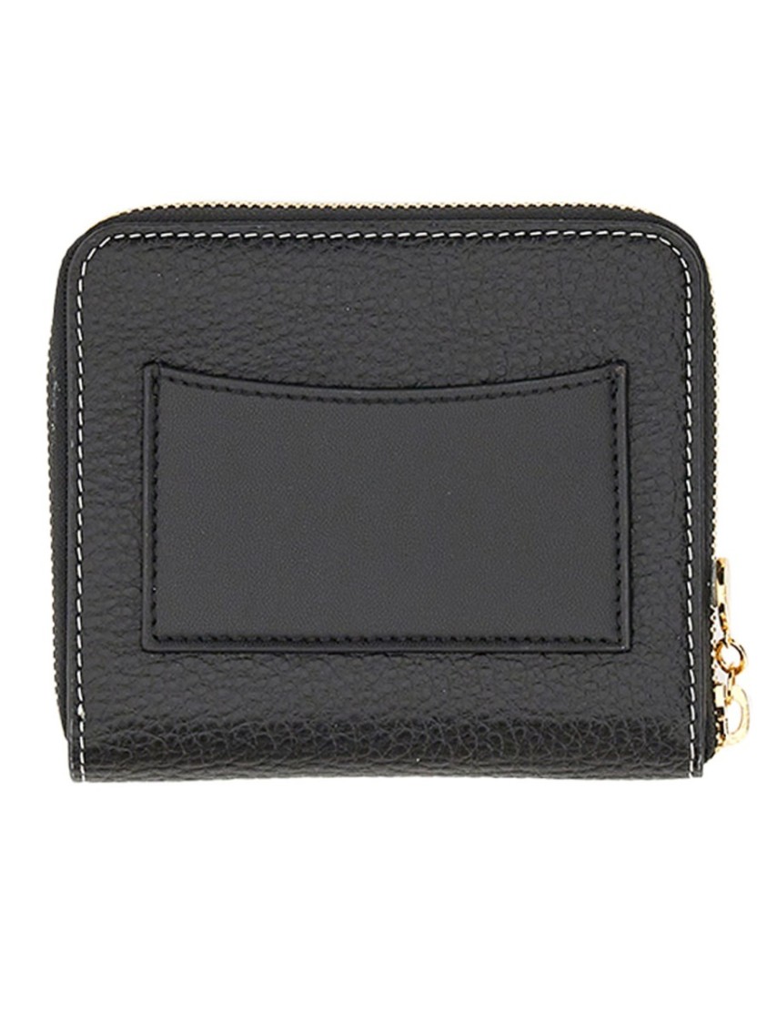 Stella Mccartney Women Zipped Wallet In Black