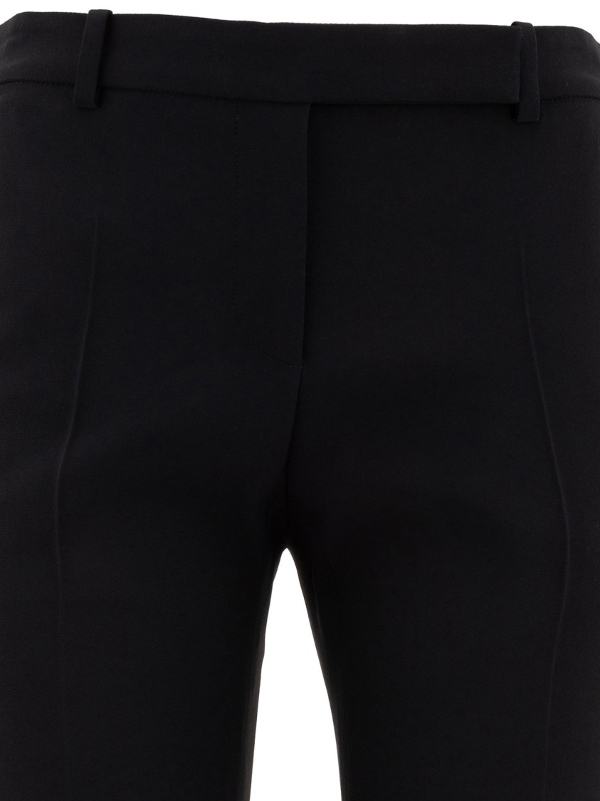 Alexander Mcqueen Bootcut Trousers In Black