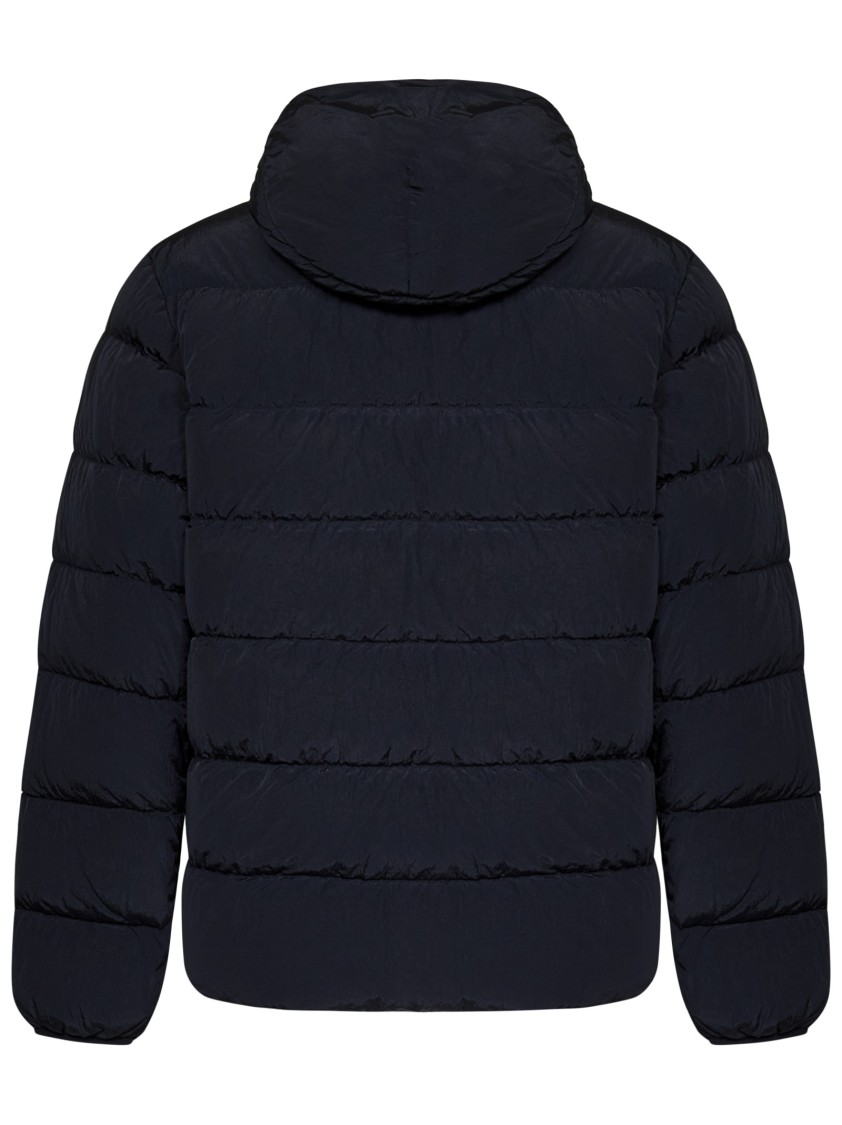 C.p. Company Tailored Blue Coat With Matte Finish In Blue