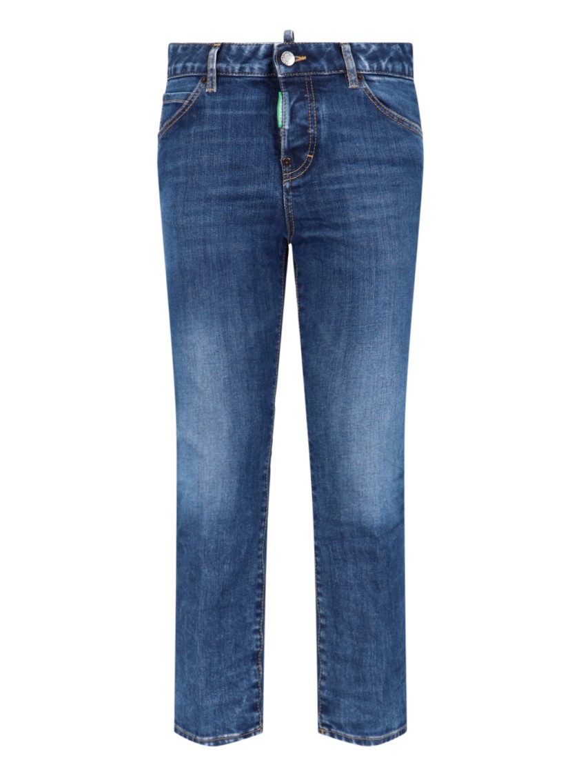 DSQUARED2 DSQUARED2 STRAIGHT-LEG DENIM JEANS