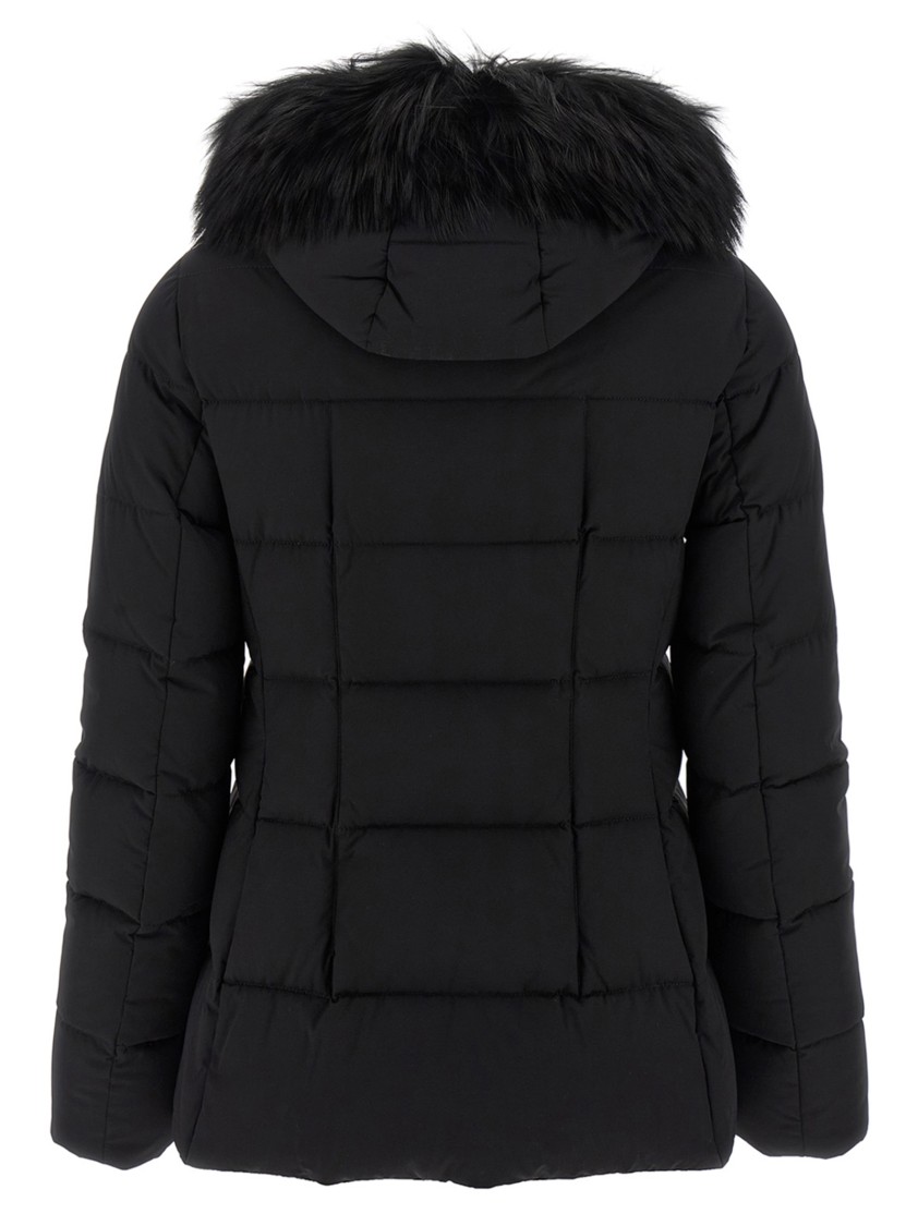 Moorer Kilie Puffer Jackets Black In Black
