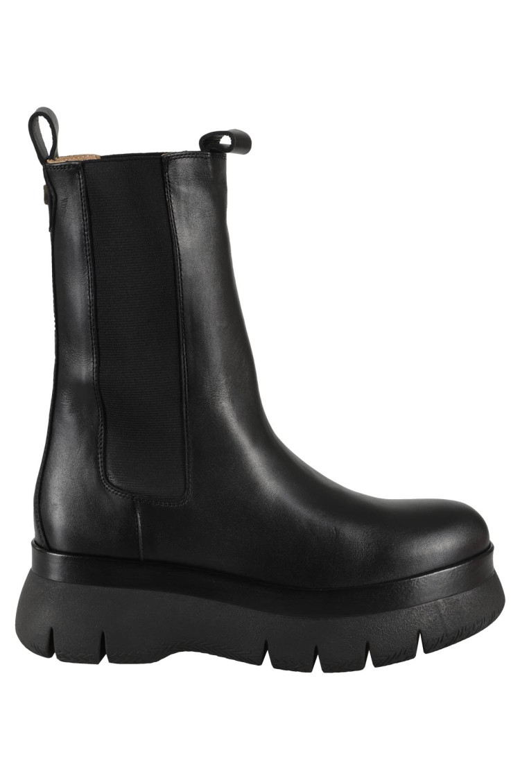Isabel Marant Mecile Ankle Boots In Black Leather In Black
