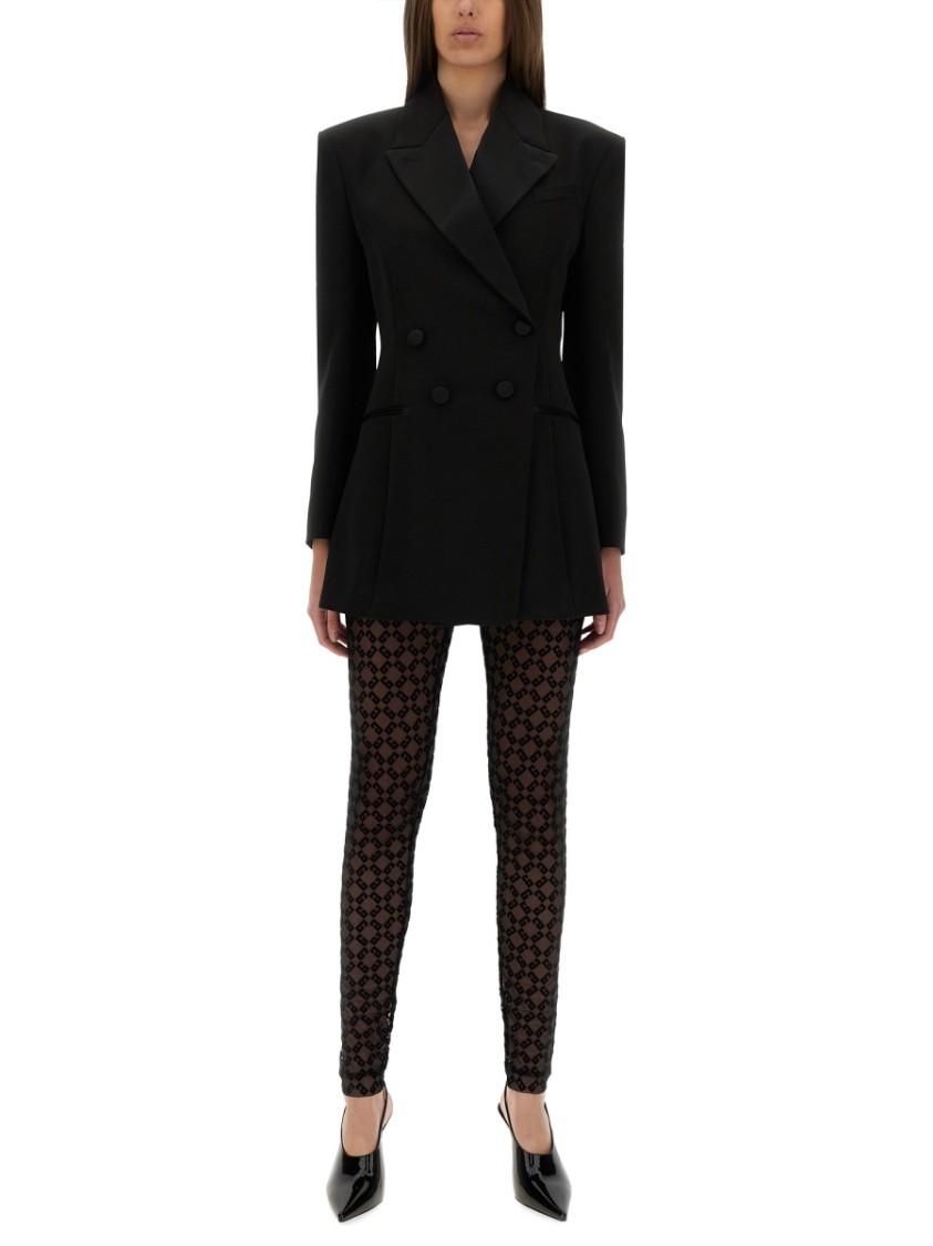 Givenchy Wool Jacket With Pleated Back