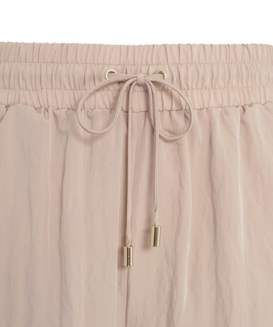 Liu •jo Liu Jo Viscose Blend Joggers With Elastic Drawstring